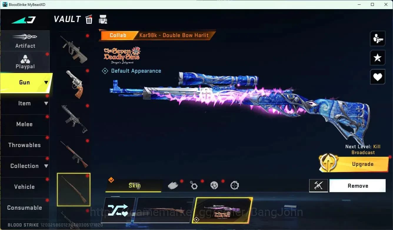 Blood Strike Accounts ASIA| EVO FAL-Draco|Eternal Desert Eagle L2|AOT FA image 15