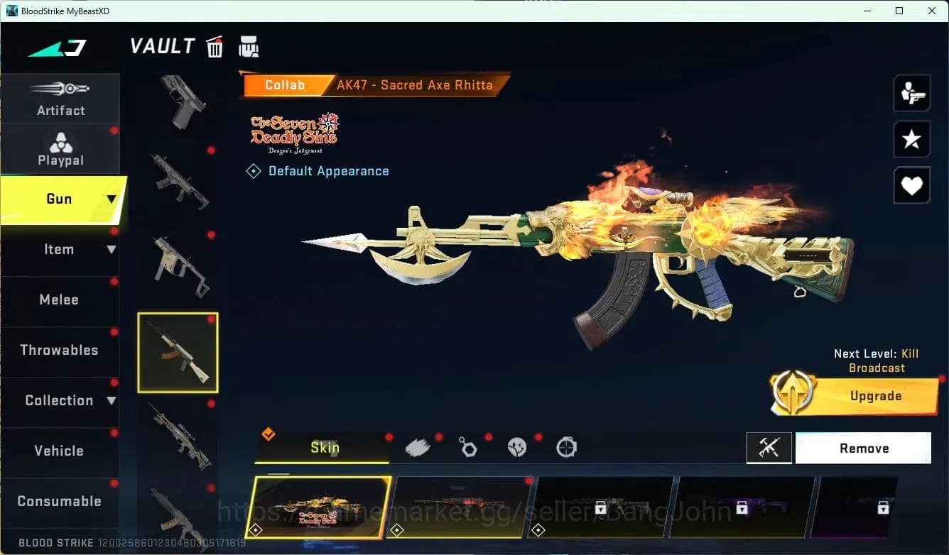 Blood Strike Accounts ASIA| EVO FAL-Draco|Eternal Desert Eagle L2|AOT FA image 9