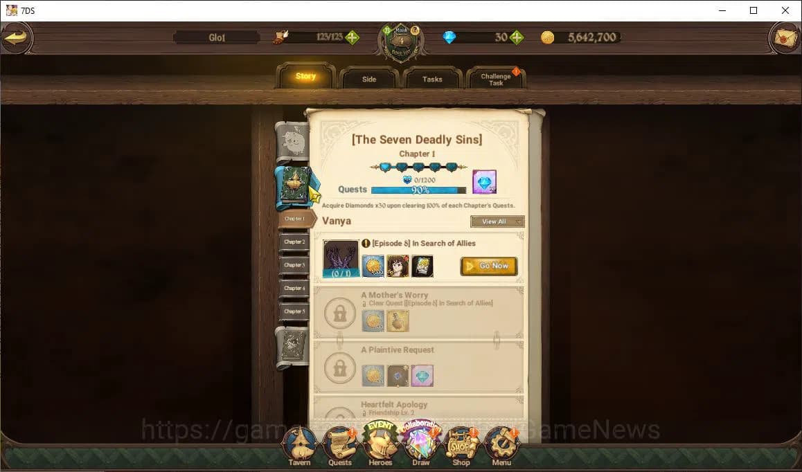 The Seven Deadly Sins: Grand Cross Accounts Global|416K CC|30 DM|1 LR+3 UR+ Collab ReZero|Helb image 13