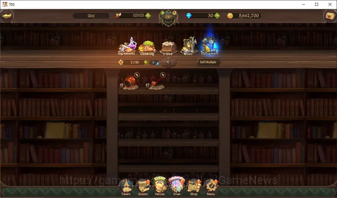 The Seven Deadly Sins: Grand Cross Accounts Global|416K CC|30 DM|1 LR+3 UR+ Collab ReZero|Helb image 2