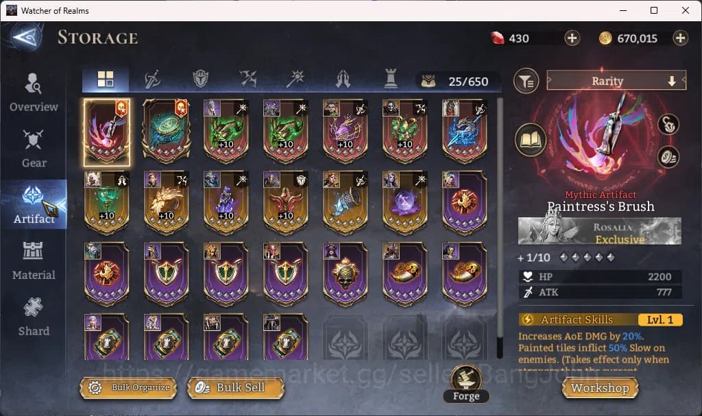 Watcher of Realms Accounts Global 60xx|Power 1M|1 Lord rygar|Nightmare 2 RA01 image 10