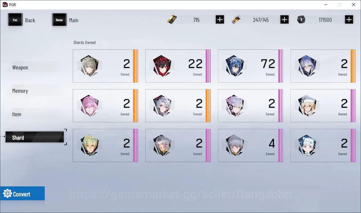 Punishing: Gray Raven Accounts ASIA|Lv 46 | [S Nirvantia,S Crepuscule,S LuciaCW,S image 5