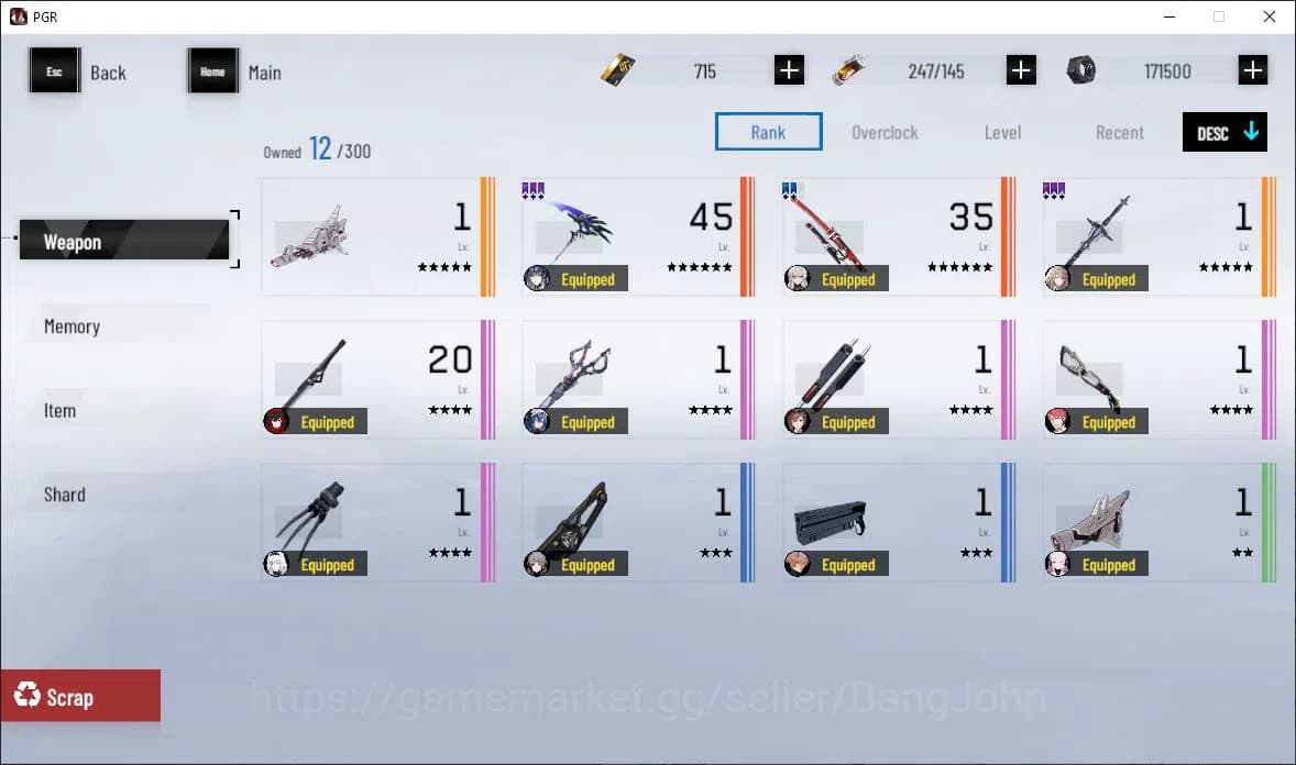 Punishing: Gray Raven Accounts ASIA|Lv 46 | [S Nirvantia,S Crepuscule,S LuciaCW,S image 8