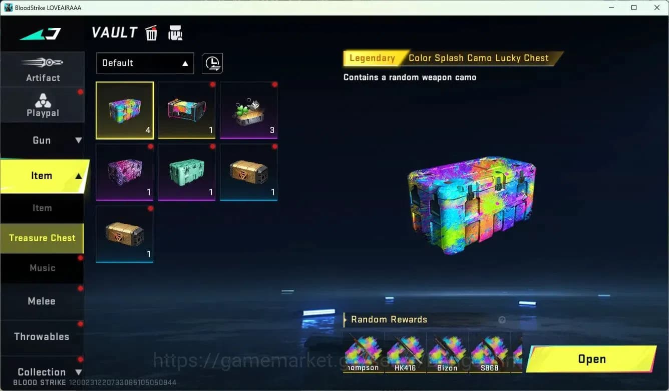 Blood Strike Accounts ASIA | 2 Collab Skins | Limited RPK-Vermilion Sile image 15