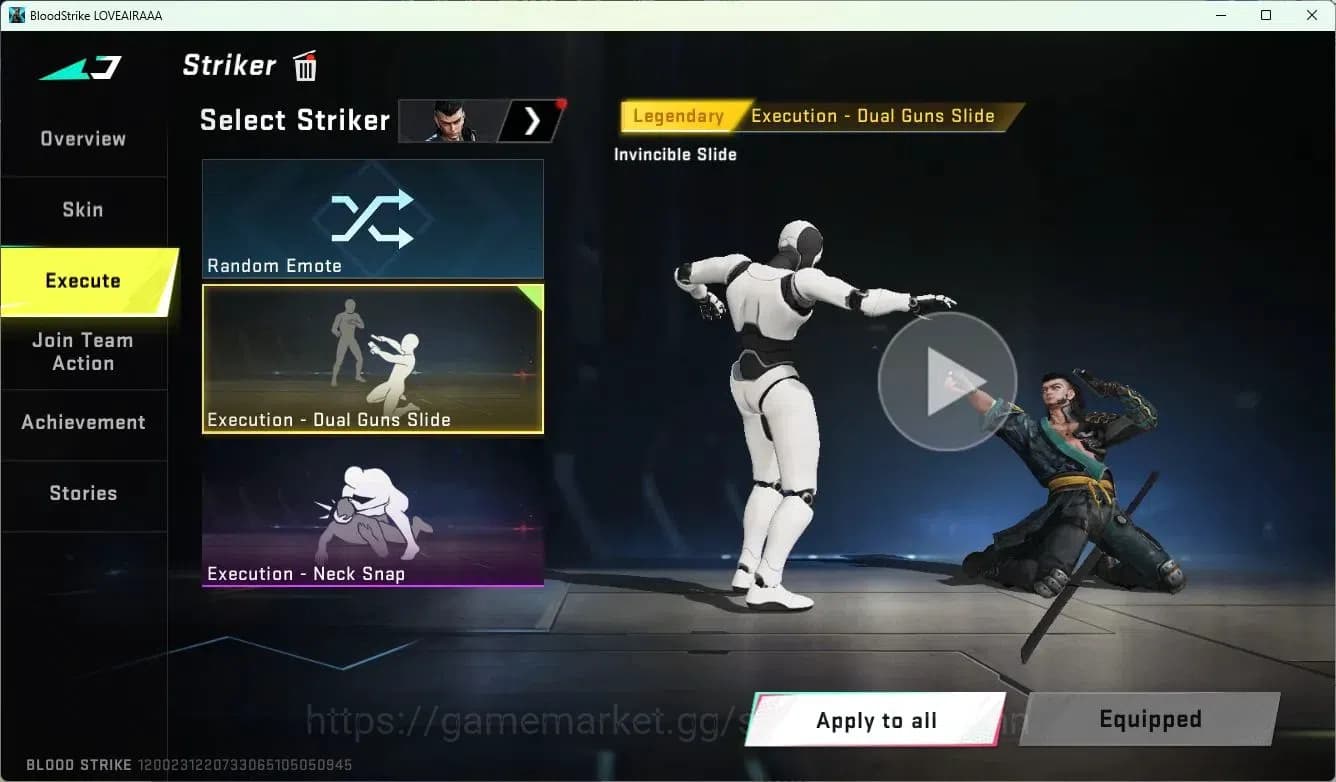 Blood Strike Accounts ASIA | 2 Collab Skins | Limited RPK-Vermilion Sile image 3