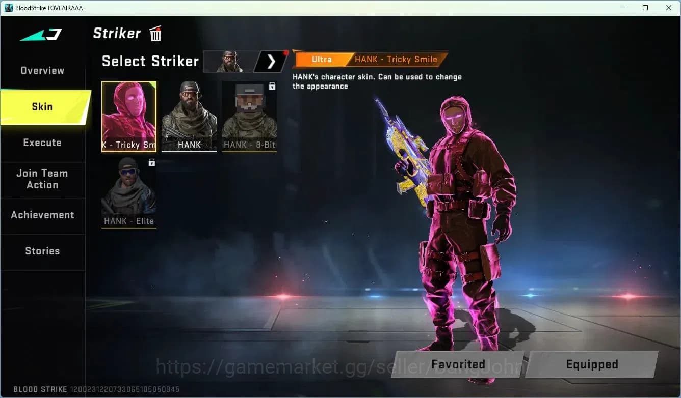 Blood Strike Accounts ASIA | 2 Collab Skins | Limited RPK-Vermilion Sile image 6