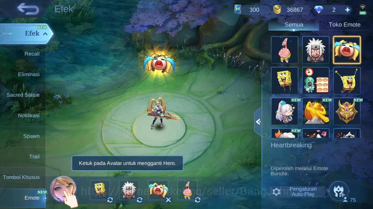 Mobile Legends: Bang Bang Accounts GLOBAL Hero 75 Skin 100 | Meow Julian Silvanna Les image 12