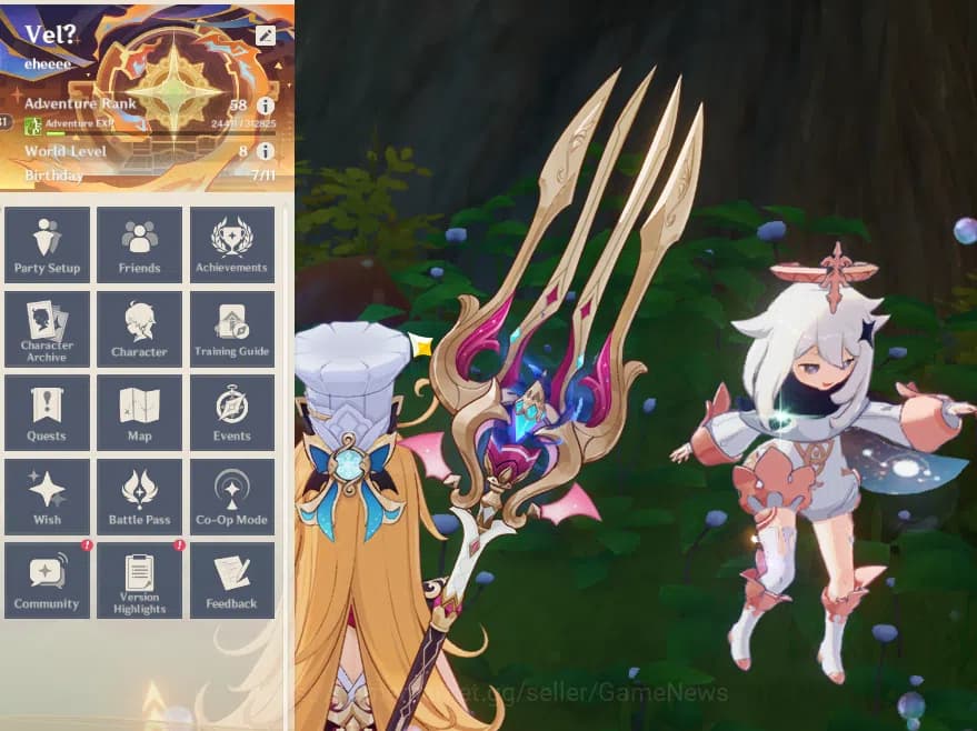 Genshin Impact Accounts ASIA|AR58|PremTeam Skrik|10Limited+6(*5WP)|Furina, image 1