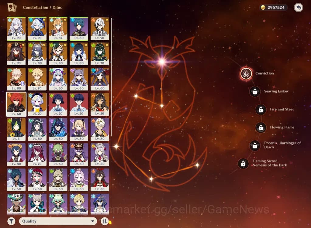 Genshin Impact Accounts ASIA|AR58|PremTeam Skrik|10Limited+6(*5WP)|Furina, image 10