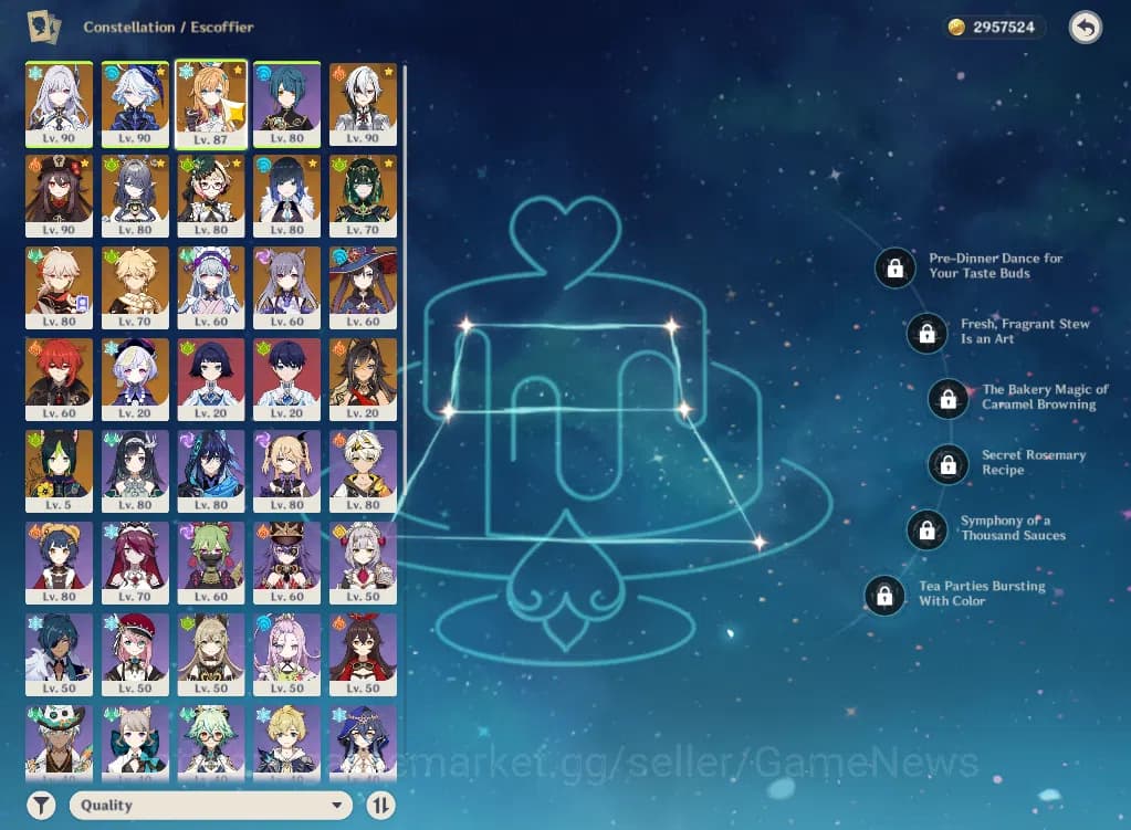 Genshin Impact Accounts ASIA|AR58|PremTeam Skrik|10Limited+6(*5WP)|Furina, image 5