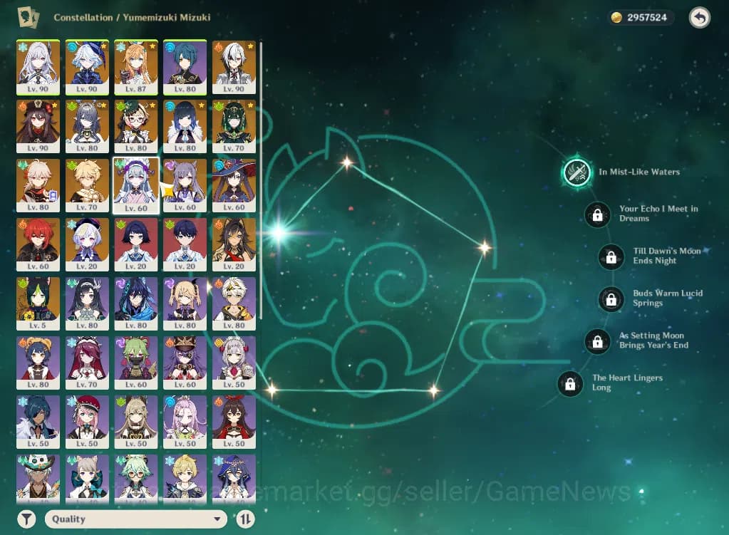 Genshin Impact Accounts ASIA|AR58|PremTeam Skrik|10Limited+6(*5WP)|Furina, image 9