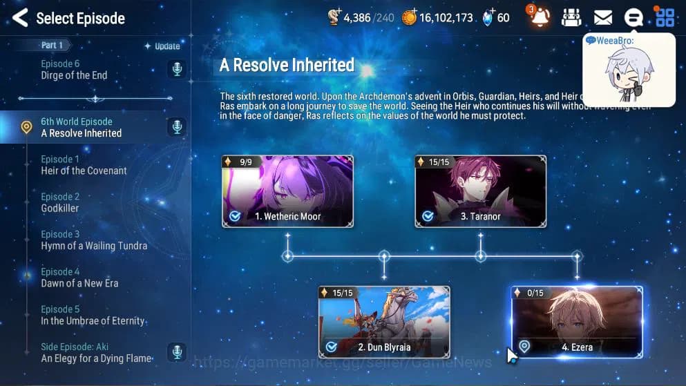 Epic Seven Accounts GLOBAL Unverif|New Era|2 ML(DD Ray, AVildred)+ Roa image 11