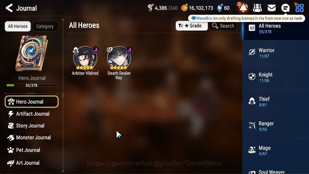 Epic Seven Accounts GLOBAL Unverif|New Era|2 ML(DD Ray, AVildred)+ Roa image 20