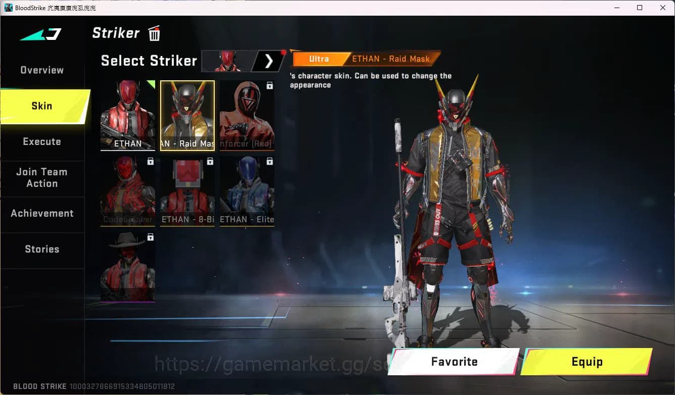 Blood Strike Accounts ASIA|COLLAB=KAR98K,QBZ95|LIMITED=AR97|ULTRA=ORIGIN image 12