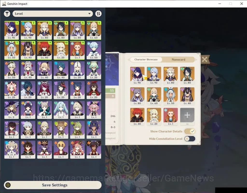 Genshin Impact Accounts ASIA |AR 55|6 Limited+6(*5Weapon)|Mualani,Raiden,X image 1