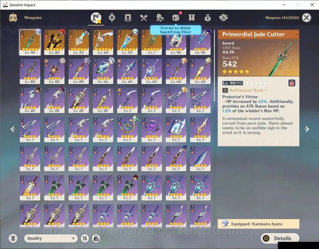Genshin Impact Accounts ASIA |AR 55|6 Limited+6(*5Weapon)|Mualani,Raiden,X image 5