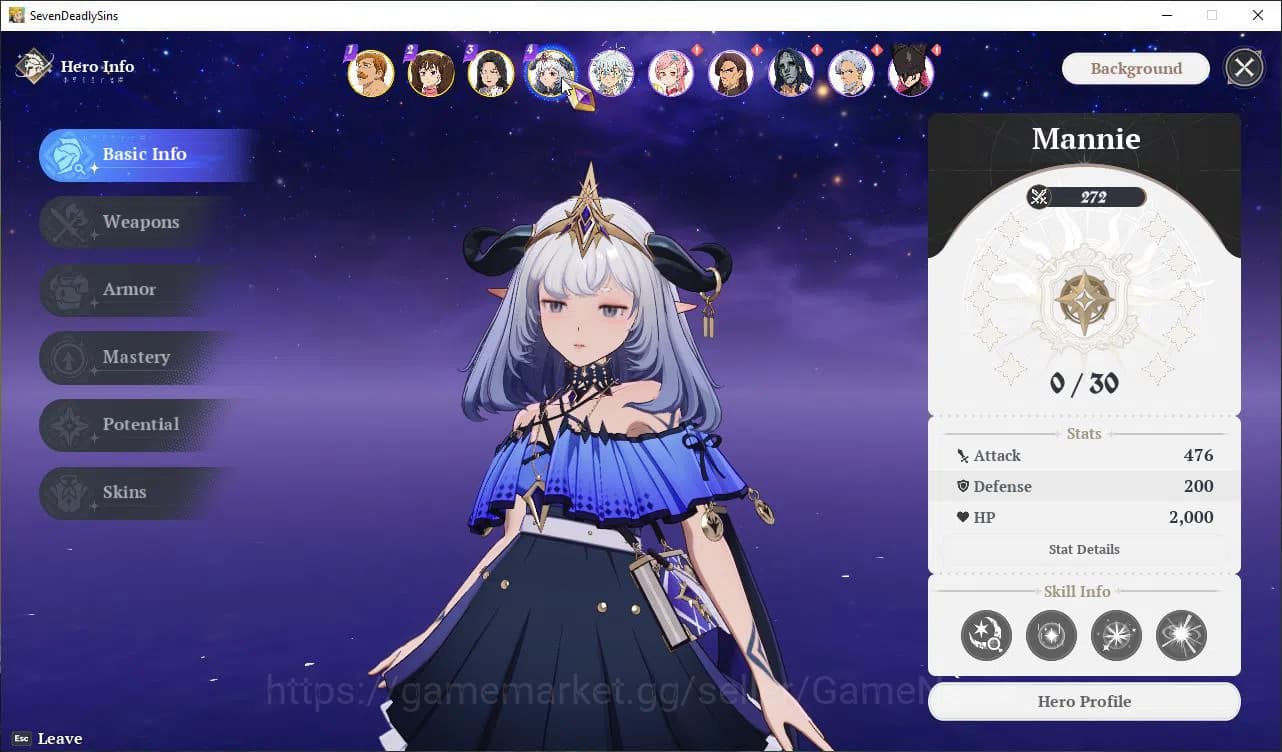 The Seven Deadly Sins: Origin Accounts EU|Fresh Starter Lv 2|4 SSR |Escanor, Diane, Guila image 5