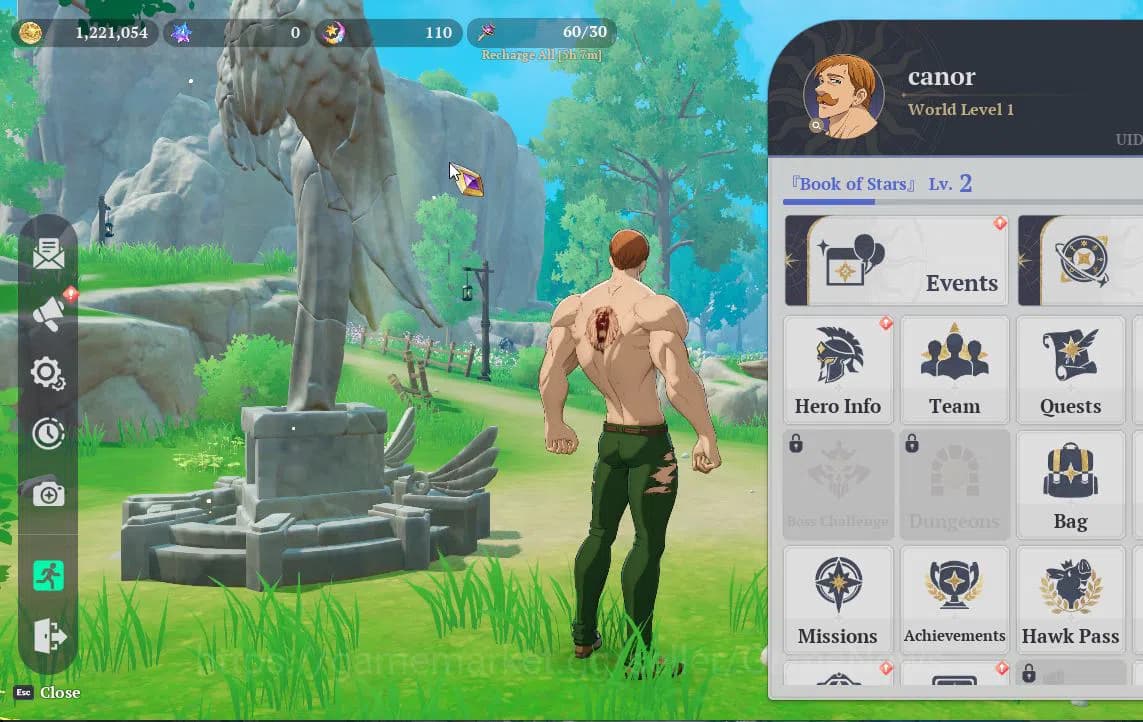 The Seven Deadly Sins: Origin Accounts EU|Fresh Starter Lv 2|4 SSR |Escanor, Diane, Guila image 6