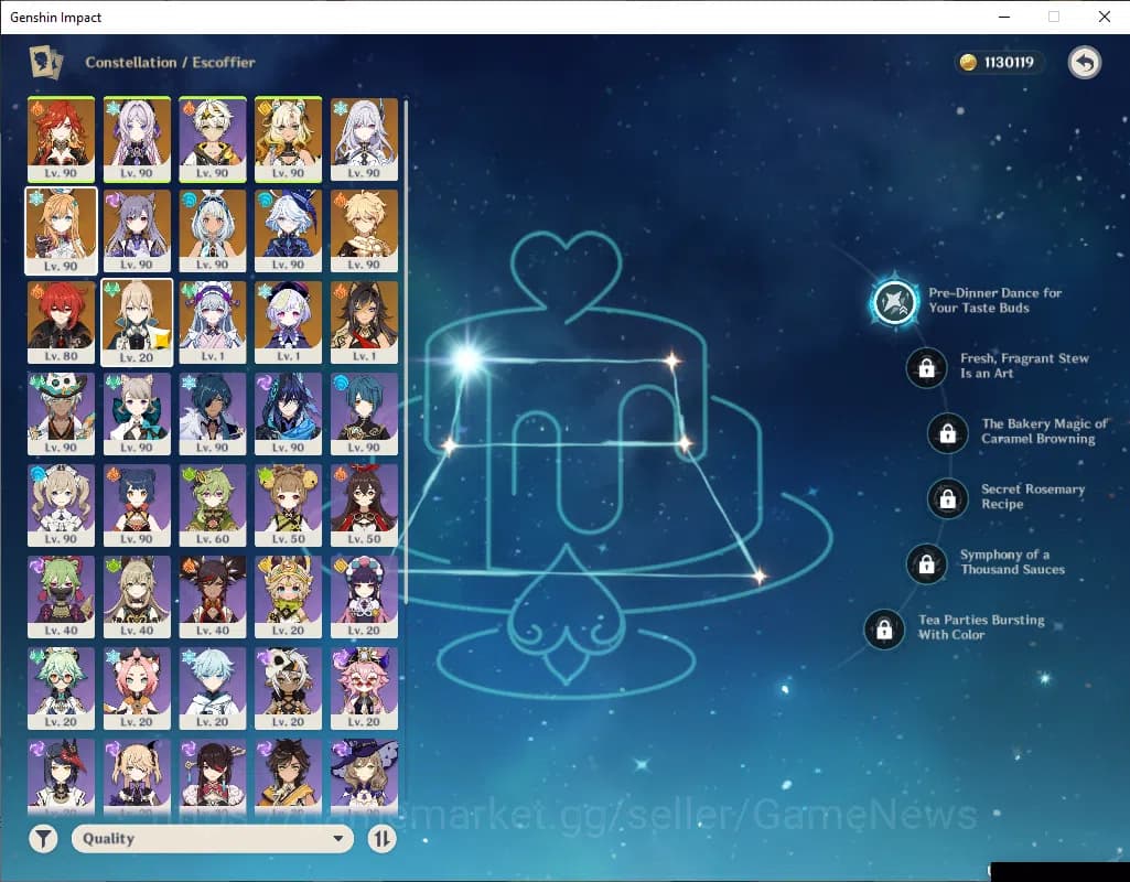 Genshin Impact Accounts ASIA|AR 57|7 Limited+2(*5Wep)|Escoffier+Sign,Mavui image 4