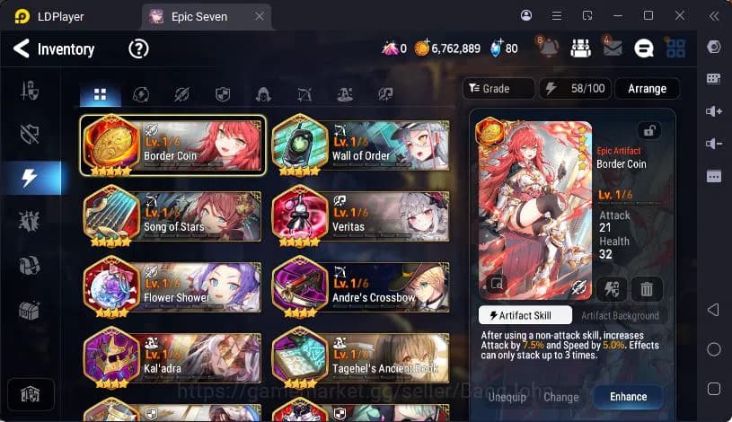 Epic Seven Accounts Global Unverif|6ML(Landy,Cermin,Politis,Tieria,Ver image 17