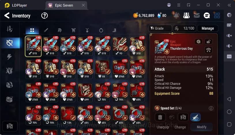 Epic Seven Accounts Global Unverif|6ML(Landy,Cermin,Politis,Tieria,Ver image 18