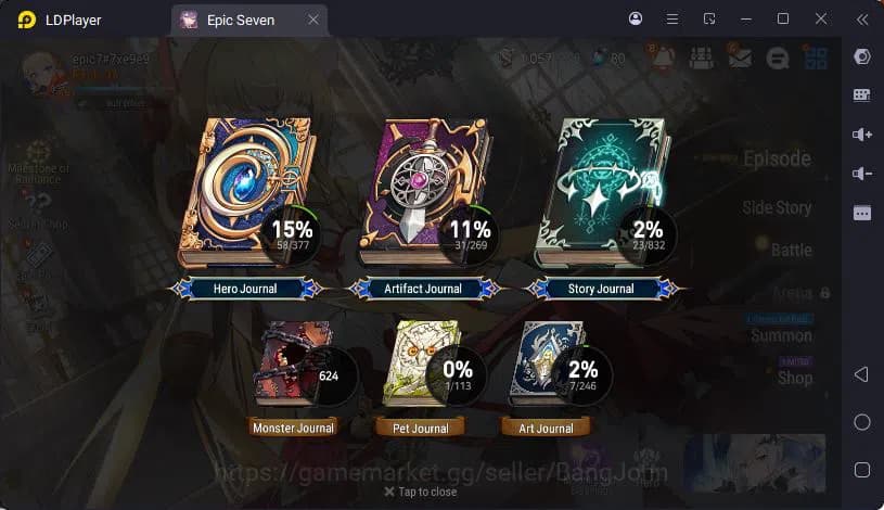 Epic Seven Accounts Global Unverif|6ML(Landy,Cermin,Politis,Tieria,Ver image 20