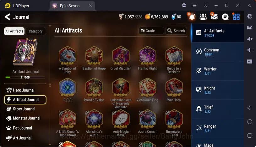 Epic Seven Accounts Global Unverif|6ML(Landy,Cermin,Politis,Tieria,Ver image 6