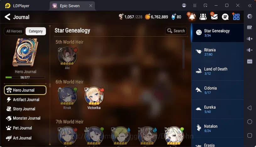 Epic Seven Accounts Global Unverif|6ML(Landy,Cermin,Politis,Tieria,Ver image 7