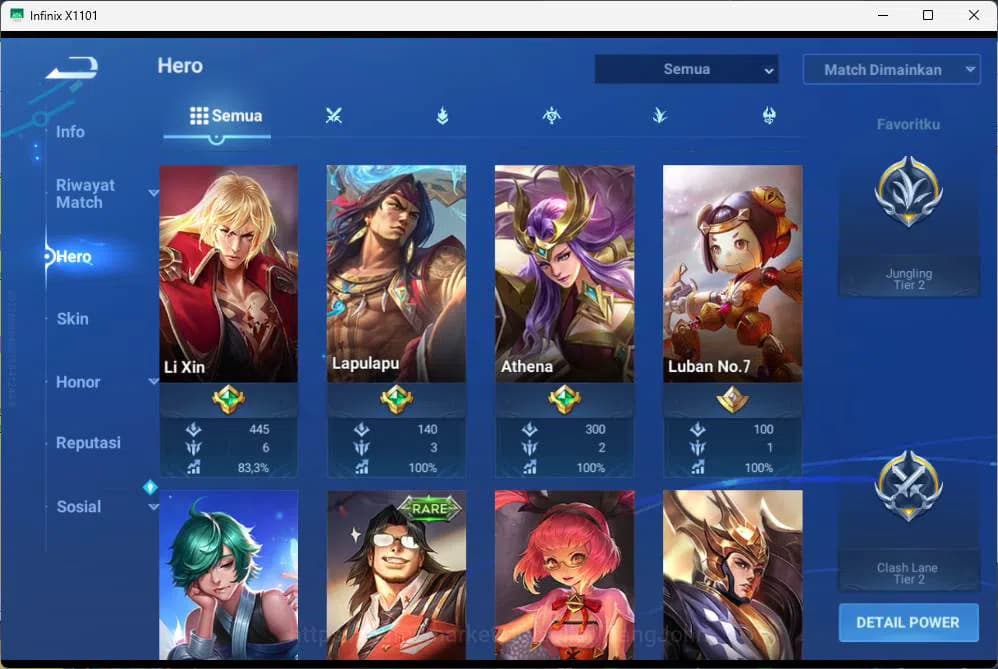 Honor of Kings Accounts GLOBAL | hero 35, skin 17 yuan ge, legend wukong, image 3