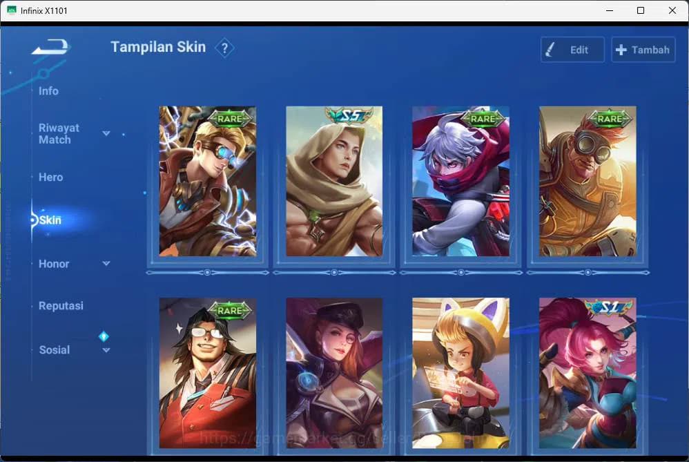 Honor of Kings Accounts GLOBAL | hero 35, skin 17 yuan ge, legend wukong, image 7