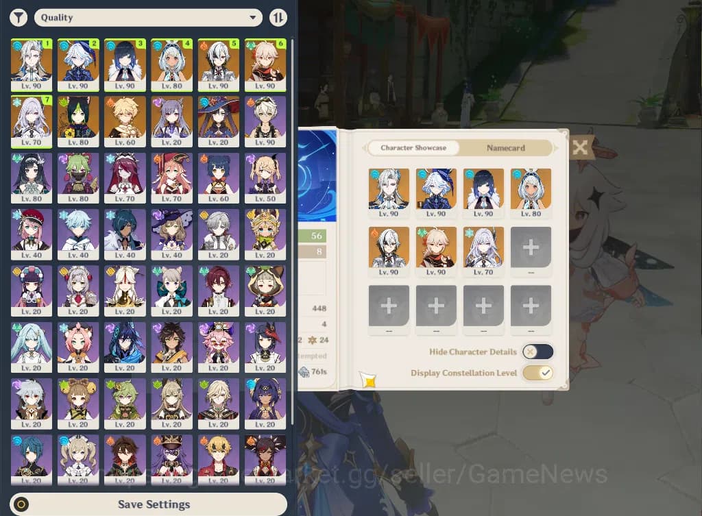 Genshin Impact Accounts ASIA|AR59|PremTeam Neuvillette|7Limited+1(*5WP)|Fu image 1