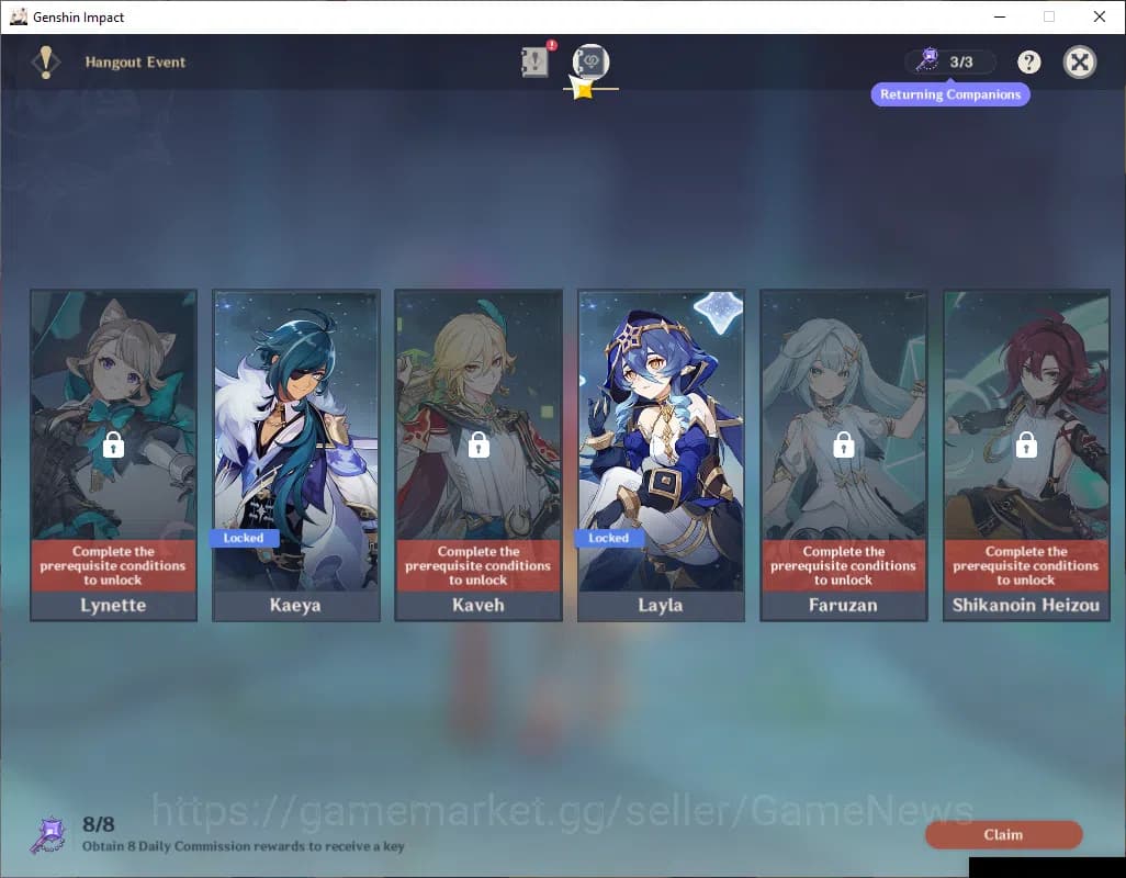 Genshin Impact Accounts ASIA|AR57|PreamTeam Mavuika,Arlec|11Limited+4(*5We image 14