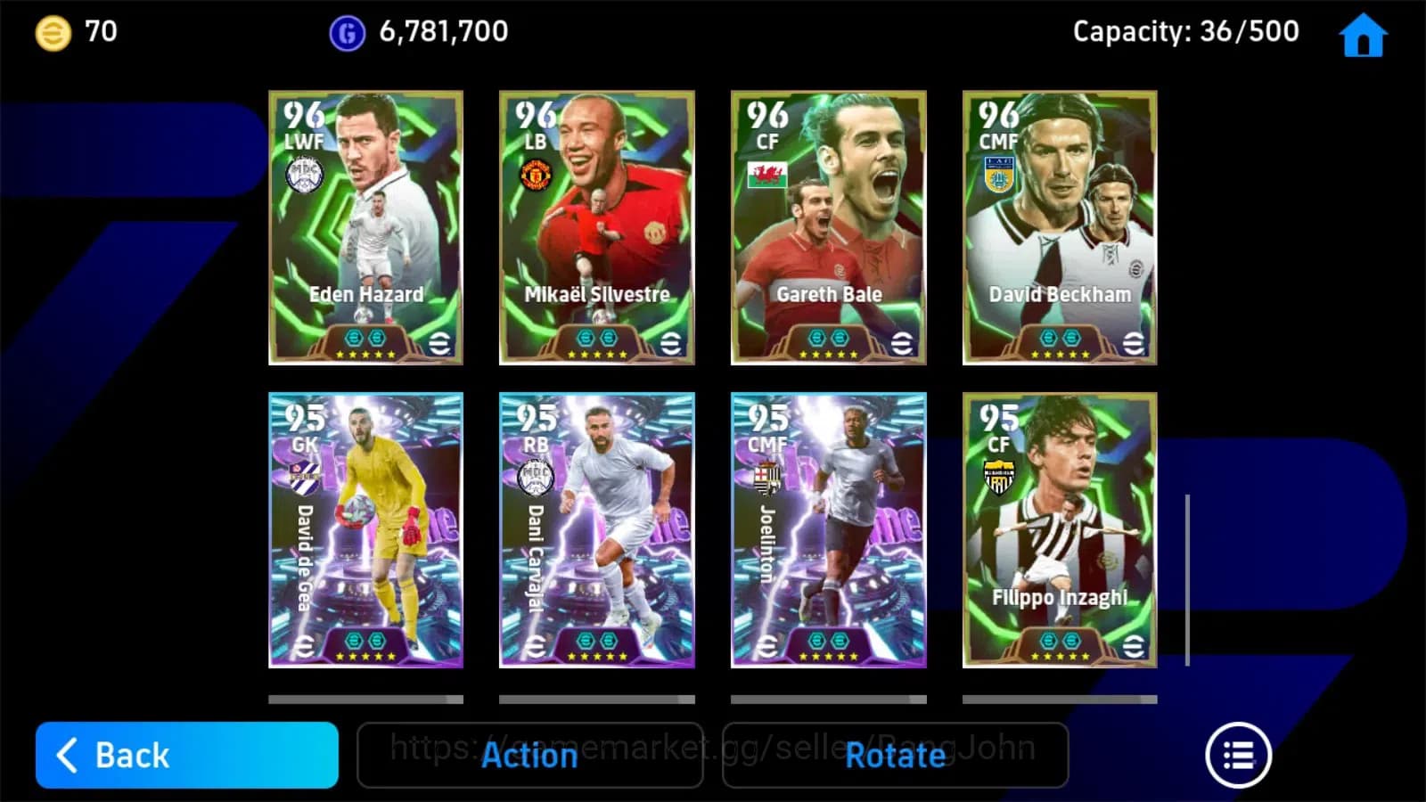 eFootball Accounts ANDROID|PW 3202|Cruyff epic,Marcelo Naruto,Zanetti image 2