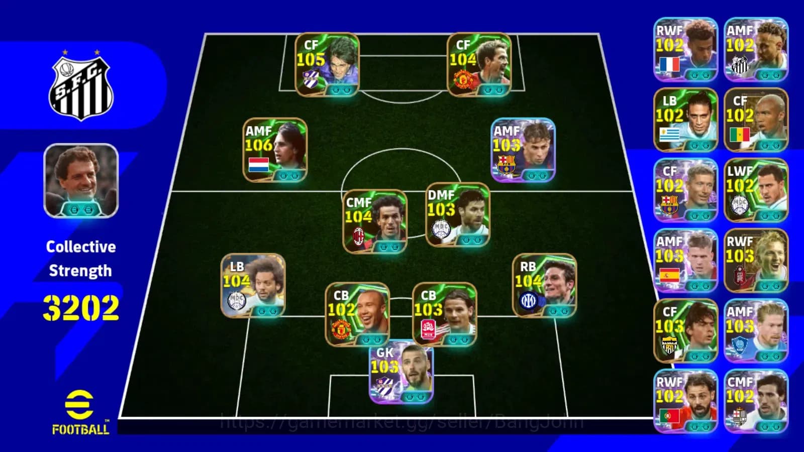 eFootball Accounts ANDROID|PW 3202|Cruyff epic,Marcelo Naruto,Zanetti image 8