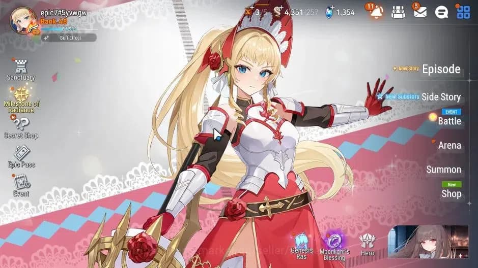 Epic Seven Accounts GLOBAL|UnVerif|6 ML(Dark Diene,Zio,Empyrean Ilyna) image 1