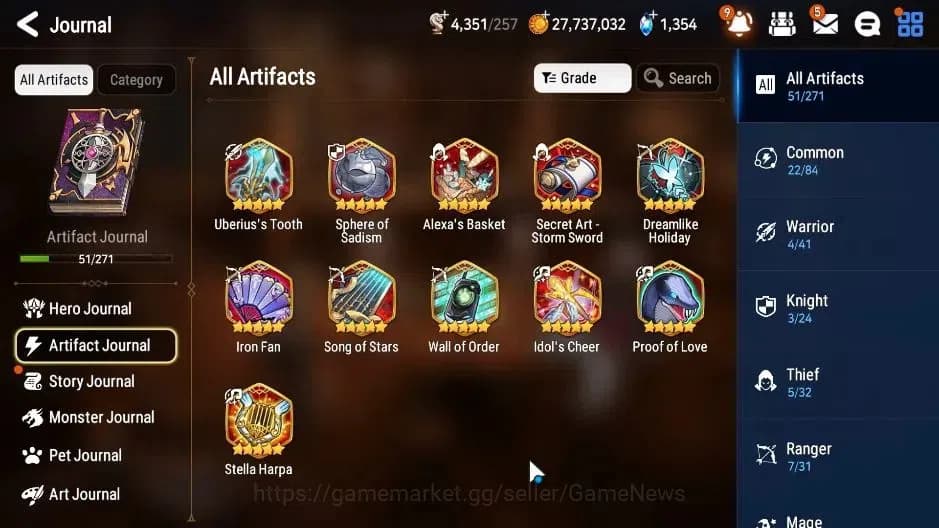 Epic Seven Accounts GLOBAL|UnVerif|6 ML(Dark Diene,Zio,Empyrean Ilyna) image 8
