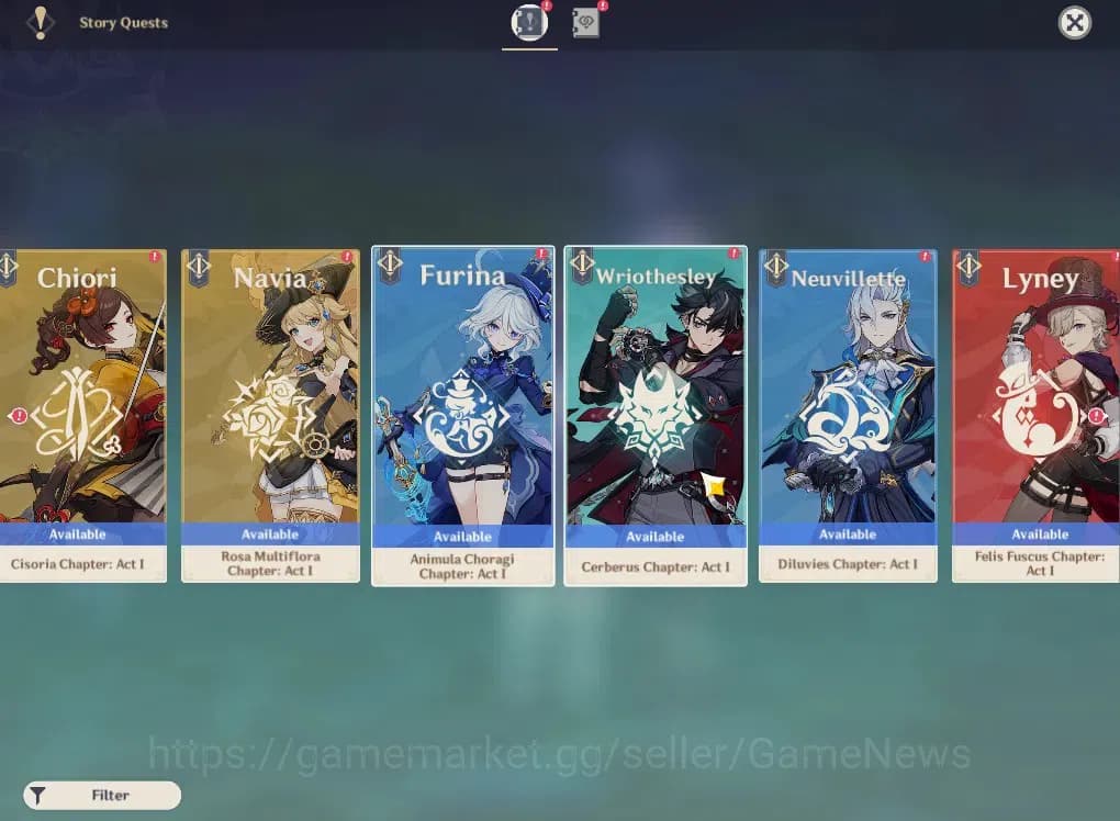 Genshin Impact Accounts ASIA|AR53|5 Limited+2(*1Weapon)|Zibai,Furina,Xilon image 13