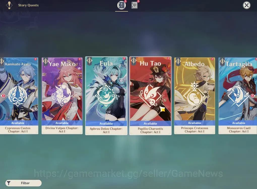 Genshin Impact Accounts ASIA|AR53|5 Limited+2(*1Weapon)|Zibai,Furina,Xilon image 15