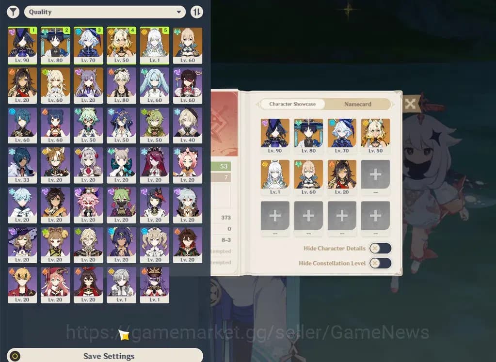 Genshin Impact Accounts ASIA|AR53|5 Limited+2(*1Weapon)|Zibai,Furina,Xilon image 2