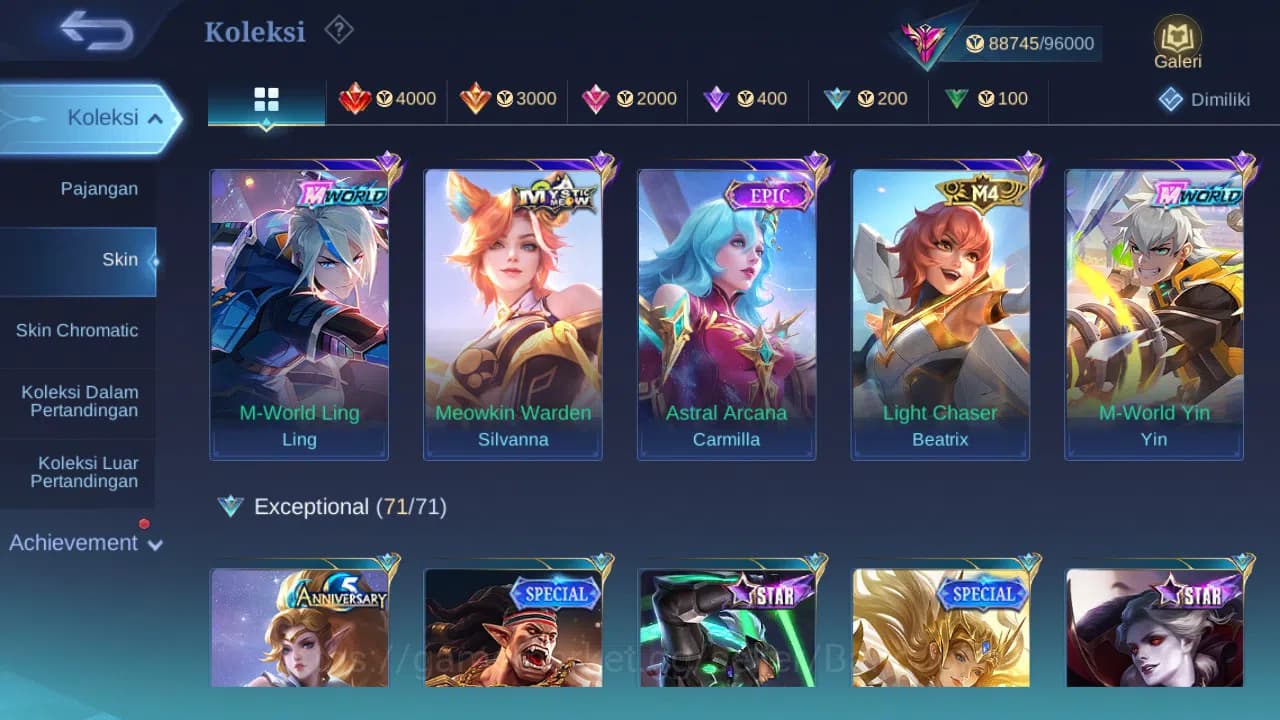 Mobile Legends: Bang Bang Accounts GLOBAL Hero 132 Skin 334 Prime Beatrix|Luckybox Cl image 11