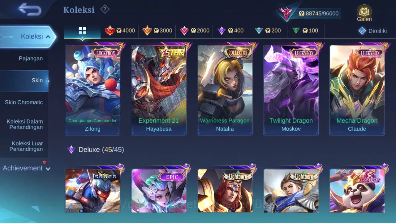 Mobile Legends: Bang Bang Accounts GLOBAL Hero 132 Skin 334 Prime Beatrix|Luckybox Cl image 2