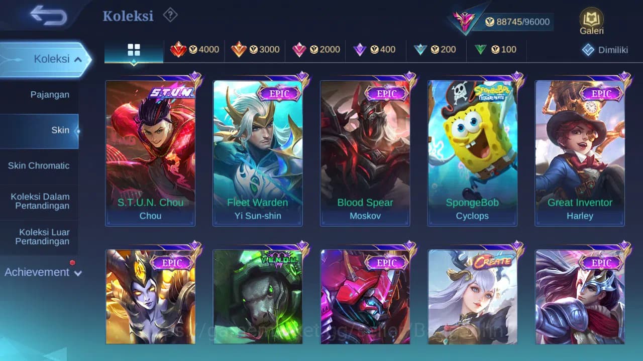 Mobile Legends: Bang Bang Accounts GLOBAL Hero 132 Skin 334 Prime Beatrix|Luckybox Cl image 6