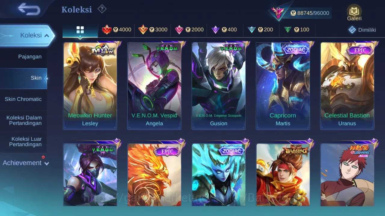 Mobile Legends: Bang Bang Accounts GLOBAL Hero 132 Skin 334 Prime Beatrix|Luckybox Cl image 8