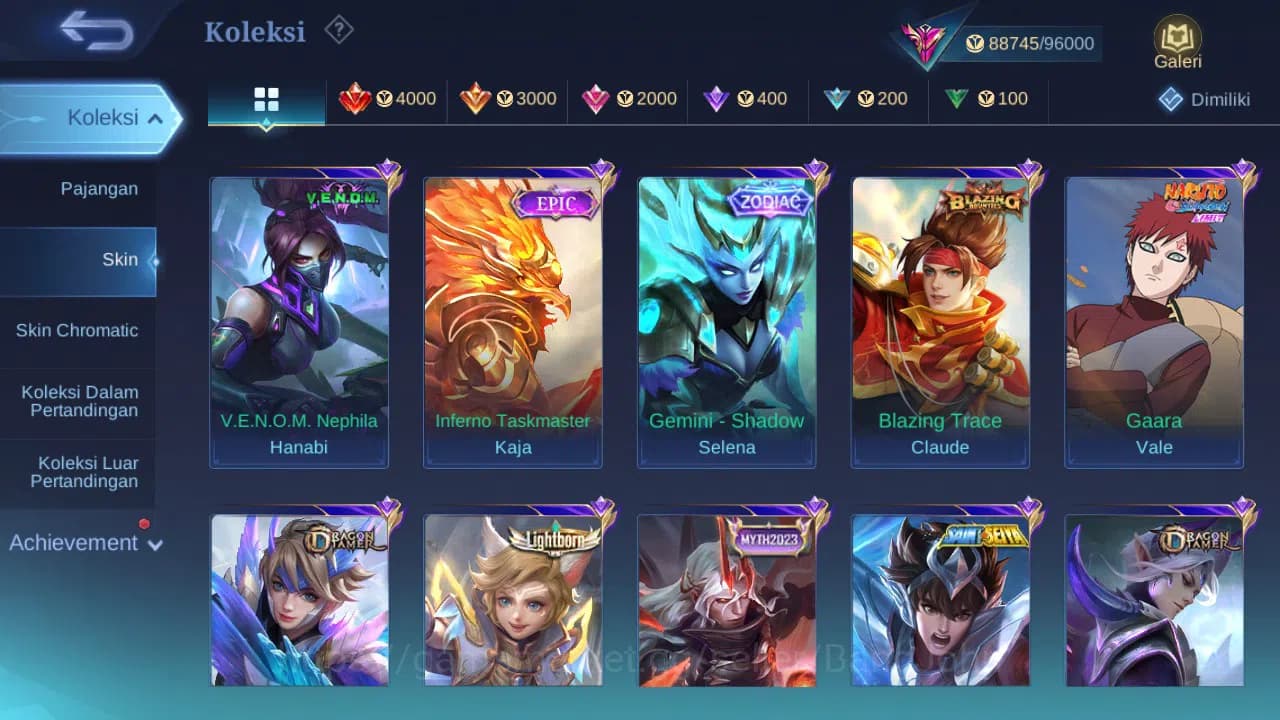 Mobile Legends: Bang Bang Accounts GLOBAL Hero 132 Skin 334 Prime Beatrix|Luckybox Cl image 9