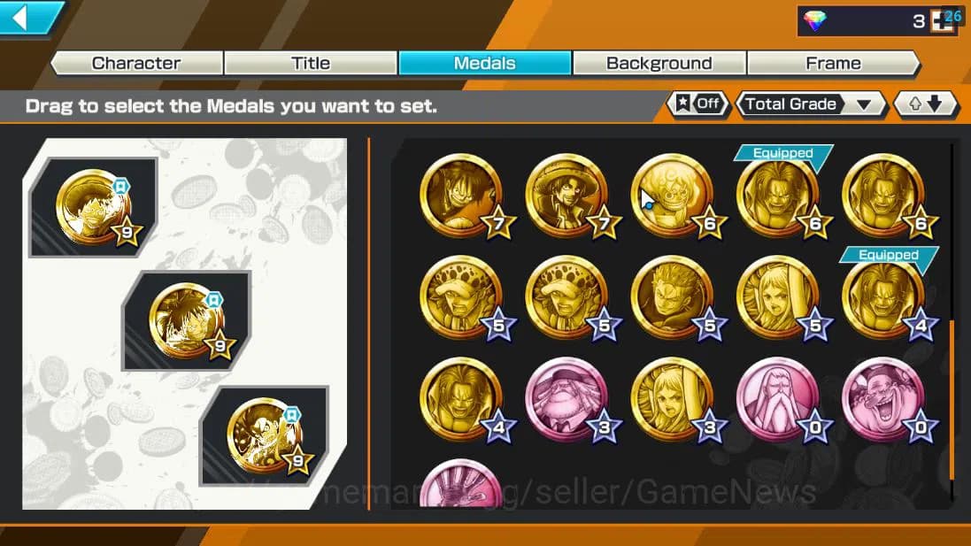 One Piece Bounty Rush Accounts Global|4 EX 1 MAX| Divine Departure Shanks, TFE Mo image 4