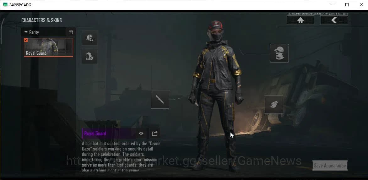 Arena Breakout Accounts MOBILE Lv30|SV 36,3M|CV 32M|Royal Guard|Raven Hat| image 5