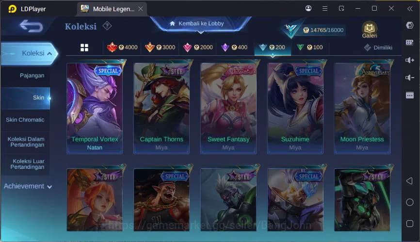 Mobile Legends: Bang Bang Accounts GLOBAL|Hero 45|Skin 66|CC Natalia,LNR Sun,SBR Frey image 13