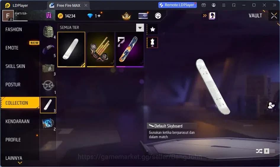 Free Fire Accounts Indonesia | Vault 15| SG Lumut | Tas Kepala Macan image 9