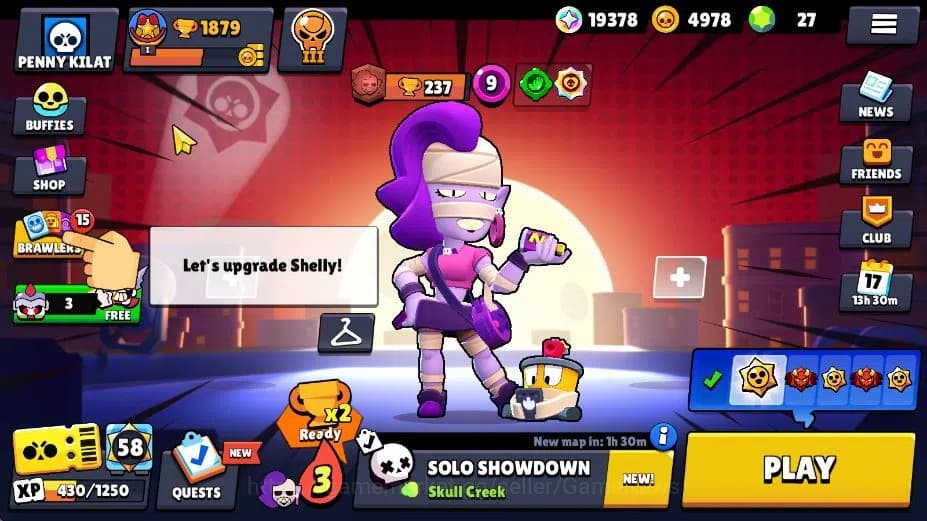 Brawl Stars Accounts 1879 Trophy|19K Bling|23 Brawler 1 Max Lv Myth Mor image 1
