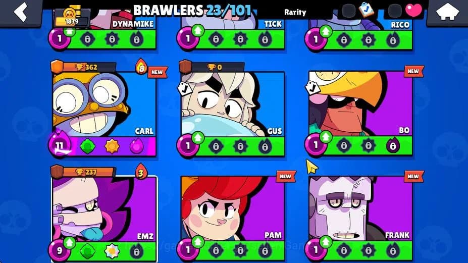 Brawl Stars Accounts 1879 Trophy|19K Bling|23 Brawler 1 Max Lv Myth Mor image 8
